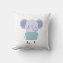 Cute Elephant Illustratie -  Kussen
