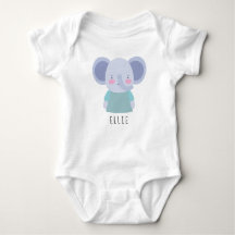 Cute Elephant Illustratie -  naam
