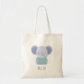 Cute Elephant Illustratie - Tote Bag (Voorkant)