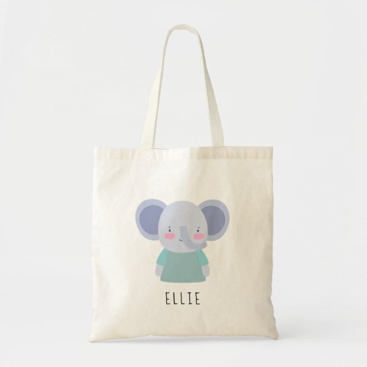 Cute Elephant Illustratie -  Tote Bag (Voorkant)