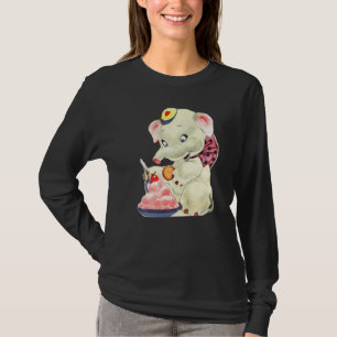 Cute Elephant is een meisje dat van olifanten houd T-shirt