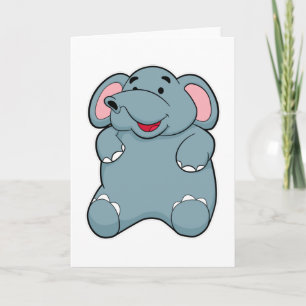 Cute Elephant Kaart