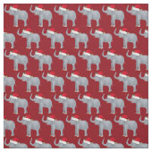 Cute Elephant Kerstmis Stof (Swatch)