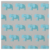 Cute Elephant Kind Baby Nursery Gray Stof (Swatch)