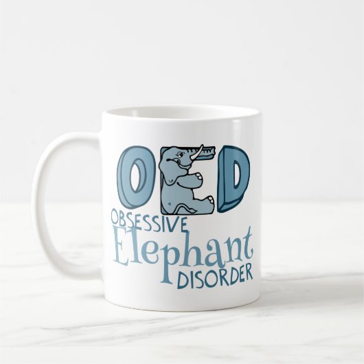 Cute Elephant Koffiemok (Links)