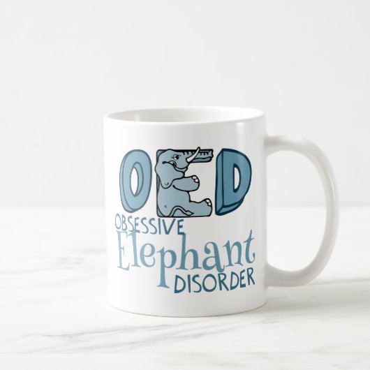 Cute Elephant Koffiemok (Rechts)