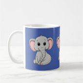 Cute Elephant Koffiemok (Links)