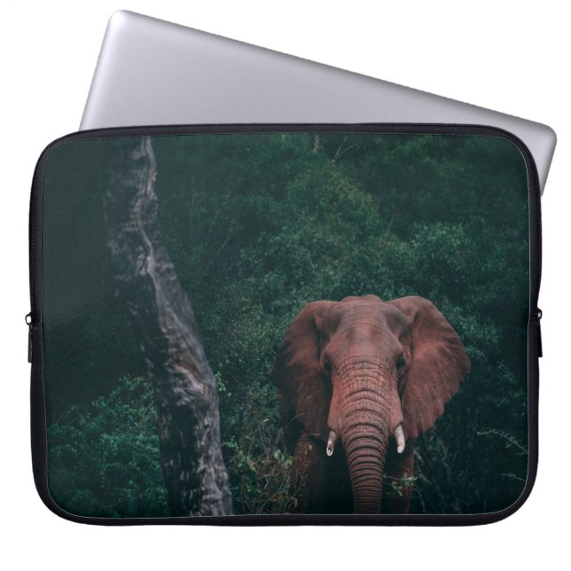 CUTE ELEPHANT LAPTOP SLEEVE (Voorkant)