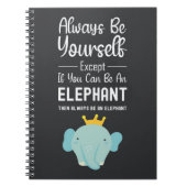 Cute Elephant Lover Gifts Fun Funny Animals Notitieboek (Voorkant)