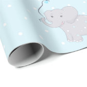 Cute Elephant met ballon Cadeaupapier (Rol Hoek)