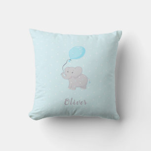 Cute Elephant met ballon Kussen