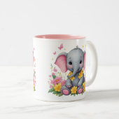 Cute Elephant Mok (Voorkant rechts)