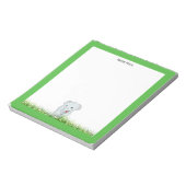 Cute Elephant Notitieblok (Linkerzijde)