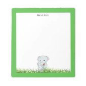 Cute Elephant Notitieblok (Voorkant)
