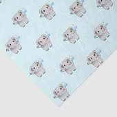 Cute Elephant Pattern Tissuepapier (Detail)
