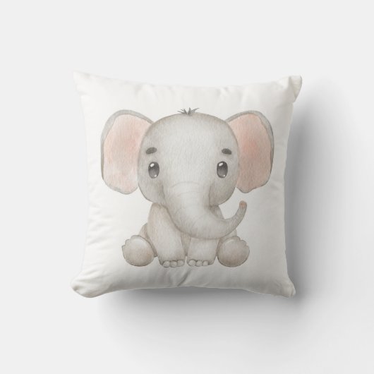 Cute Elephant Pillow Kussen (Voorkant)