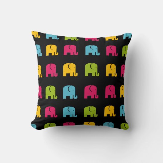 Cute Elephant Pillow Kussen (Voorkant)