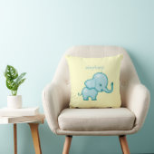 Cute Elephant Pillow voor Neursery of Kinder Room Kussen (Stoel)