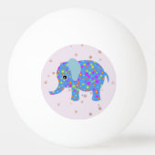 Cute Elephant Pingpongbal (Achterkant)