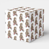 Cute Elephant Riding a Tricycle Bedankdoosjes (Achterkant)