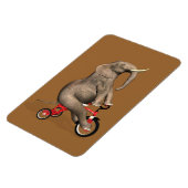 Cute Elephant Riding a Tricycle Magneet (Linkerzijde)