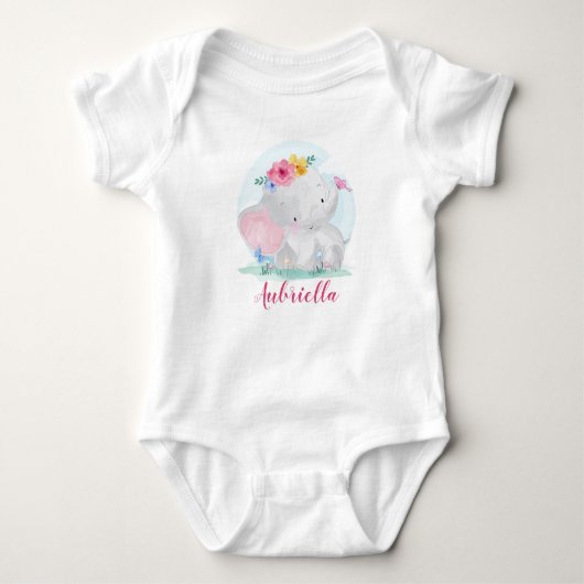 Cute Elephant Romper (Voorkant)