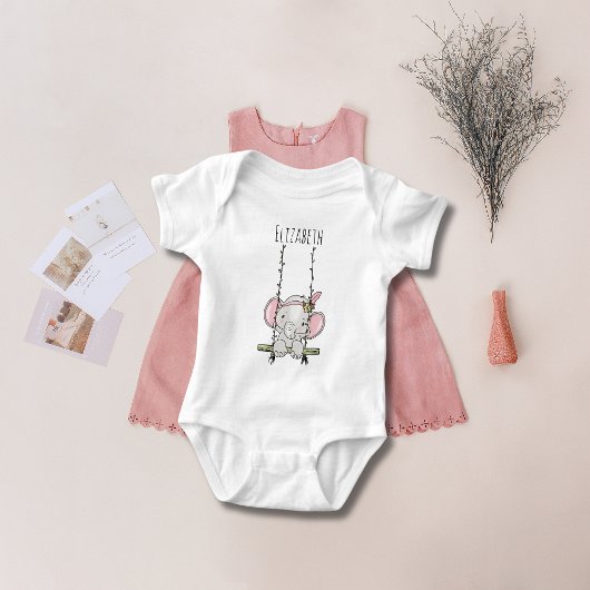 Cute Elephant Romper