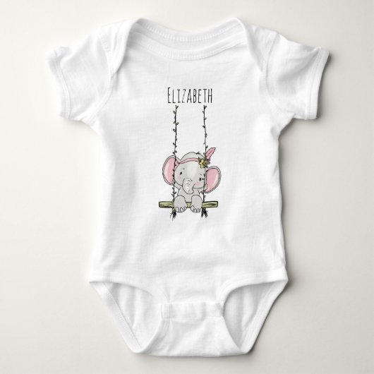 Cute Elephant Romper (Voorkant)