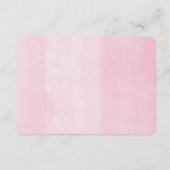 Cute elephant roze Gold Advice voor moeder ouders Informatiekaartje (Achterkant)