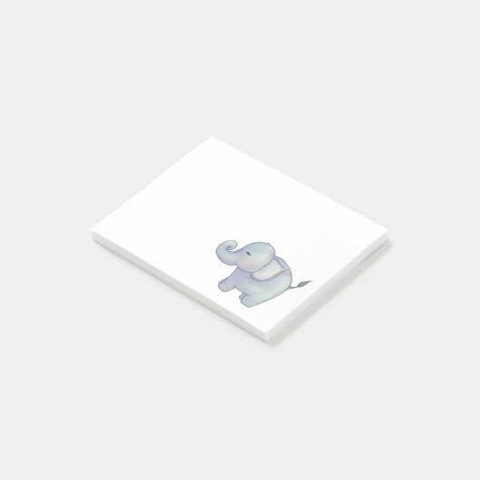 Cute Elephant Safari Animal Post-it® Notes (Schuin)