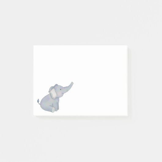 Cute Elephant Safari Animal Post-it® Notes (Voorkant)
