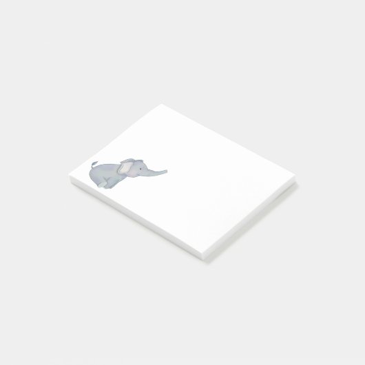 Cute Elephant Safari Animal Post-it® Notes (Schuin)