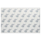 Cute Elephant Safari Animal Stof (Fat Quarter)