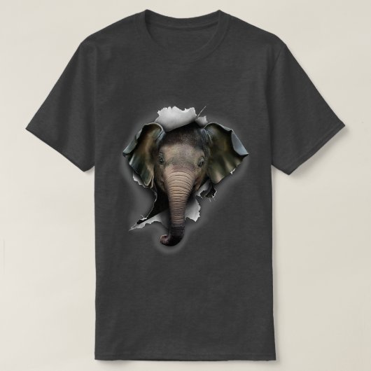 Cute Elephant Shirt, Elephant Gifts, Elephant Love T-shirt (Design voorkant)