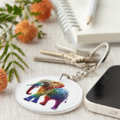 Cute Elephant Sleutelhanger (Voorkant Rechts)
