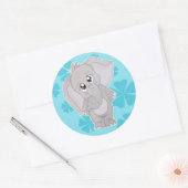 Cute Elephant Sticker - Large (Envelop)