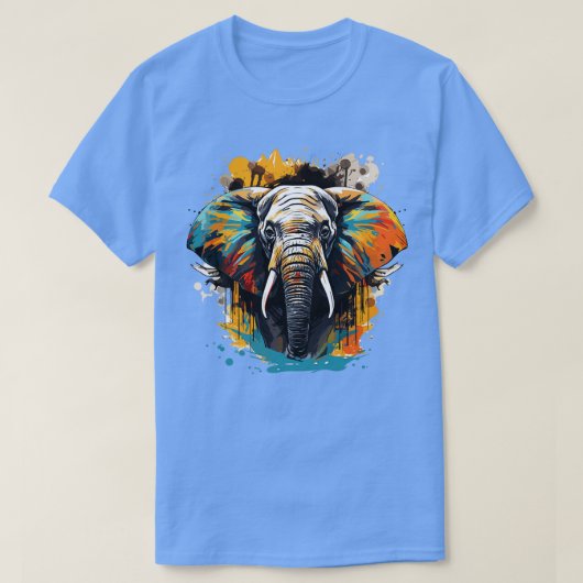 Cute Elephant T-shirt (Design voorkant)
