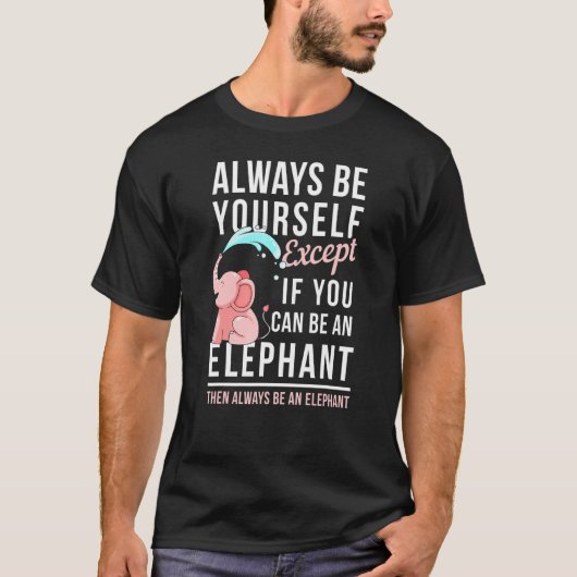 Cute Elephant T-shirt (Voorkant)