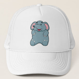 Cute Elephant Trucker Pet