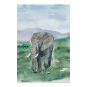 Cute Elephant Watercolor Perfect Poster (Voorkant)