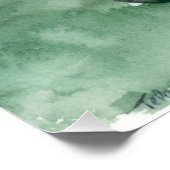 Cute Elephant Watercolor Perfect Poster (Hoek)