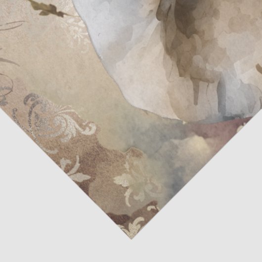 Cute Elephant Waterverf Tissuepapier (Detail)