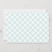 Cute Elephants Blue Boy Baby shower | Dank u wel Bedankkaart (Achterkant)