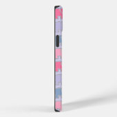 Cute Elephants Paars Pattern Case-Mate iPhone Case (Achterkant / Rechts)