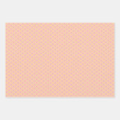 Cute Elephants Pattern Brown Pink Baby shower Inpakpapier Vel (Voorkant 3)