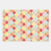 Cute Elephants Pattern Brown Pink Baby shower Inpakpapier Vel (Voorkant 2)