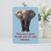 Cute Elephants Valentijnsdag Kaart (Staand voorkant)