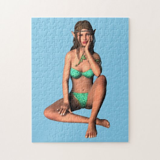 CUTE ELF GIRL PUZZLE LEGPUZZEL (Verticaal)