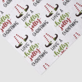 Cute Elf Holly Jolly kerst op persoonlijke titel Tissuepapier (Detail)