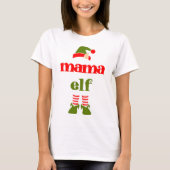 Cute Elf mama T-shirt (Voorkant)